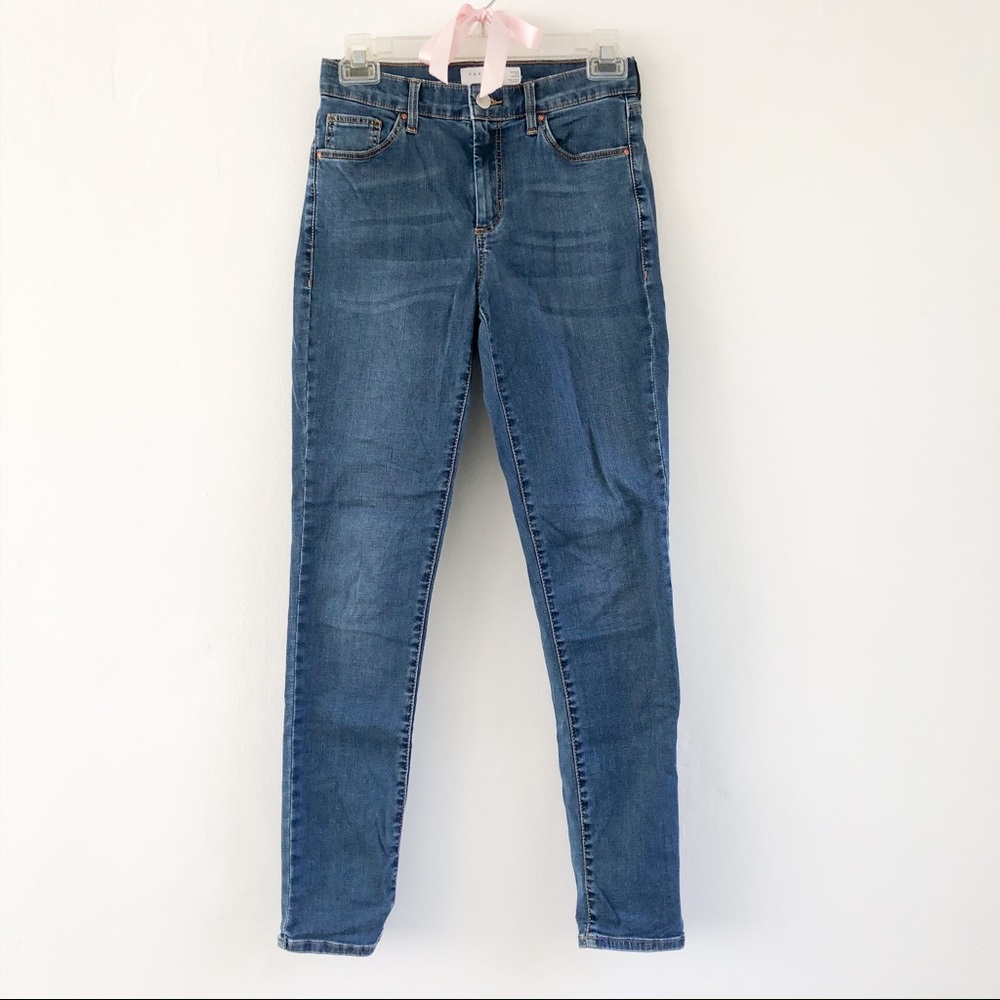 Topshop Leigh High Waisted Skinny Jeans